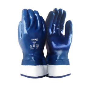 GUANTE NITRILO AZUL PUÑO DE LONA DUTY