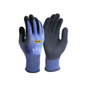 GUANTE RESISTENTE AL CORTE ULTRA FINO NIVEL 5 G13 NITRILO ESPUMADO NO RESPIRABLE REFUERZO INDICE/PULGAR DUTY