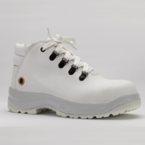 BOTIN C/PUNTERA DE ACERO NEBCO CUERO FLOR BLANCO