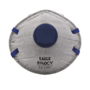 RESPIRADOR EAGLE 8740CV FFP2 NR CON VALVULA PARA VAPORES ORGANICOS