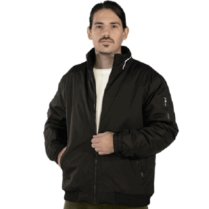 CAMPERA NEGRA URBANA IMPERMEABLE CON REFLECTIVOS - DUTY